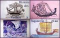 Carnet histoire des voiliers à l'aquarelle et au dessin